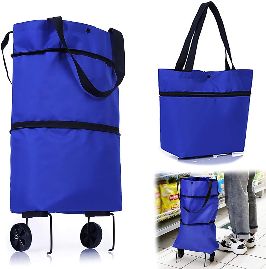 BOLSA DE COMPRA PLEGABLE CON RUEDAS