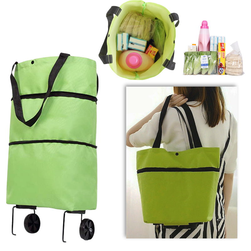BOLSA DE COMPRA PLEGABLE CON RUEDAS